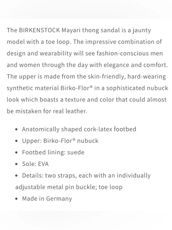 Birkenstock Mayari Toe Loop Sandals Women’s Size 10 Birko Flor Metallic Brown - Picture 14 of 16